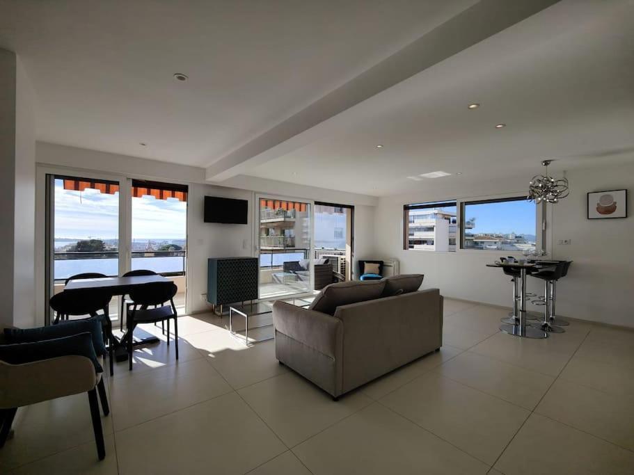 Cannes Vue Mer T2 61M²+ Parking 외부 사진